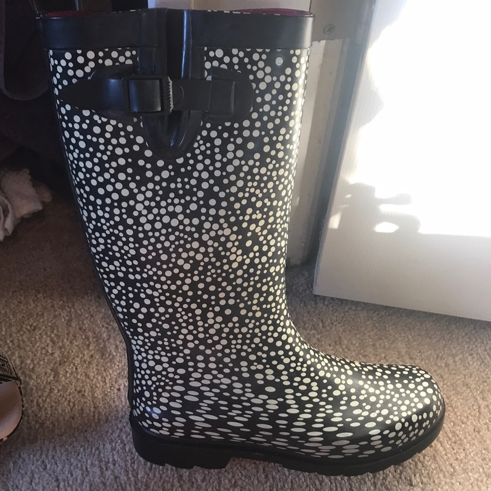 Polka dot Rain boots